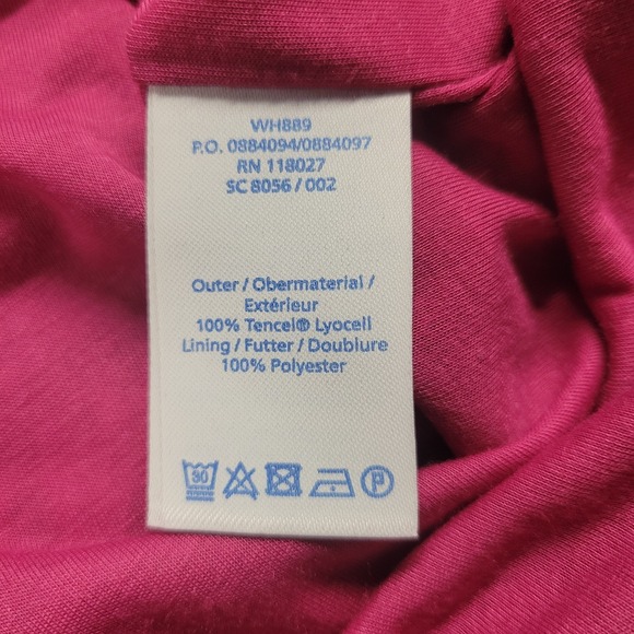 Boden Size 4R Women's Dress Pink Floral Faux Wrap Jersey Knee Length‎ Stretch - Picture 9 of 13